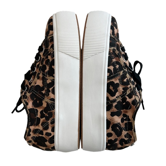 Steve Madden Emmi Leopard Print Platform Sneakers Size 7.5M - Picture 6 of 16